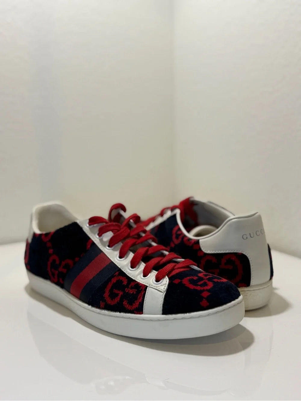 Gucci Ace Sneakers - Red & Blue - Authentic - Women’s 39 (US 9) Authentic